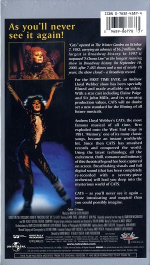  CATS COMMEMORATIVE -EDITION- (ビデオ)