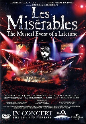 レ・ミゼラブル 25周年記念コンサート／ロンドンO2アリーナ(DVD)