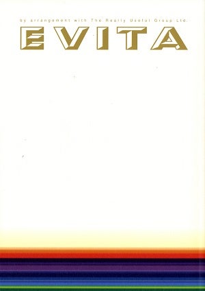  EVITA　劇団四季　京都劇場公演プログラム（10/11/26）