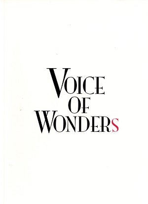 VOICE OF WONDERS　東京グローブ座公演プログラム